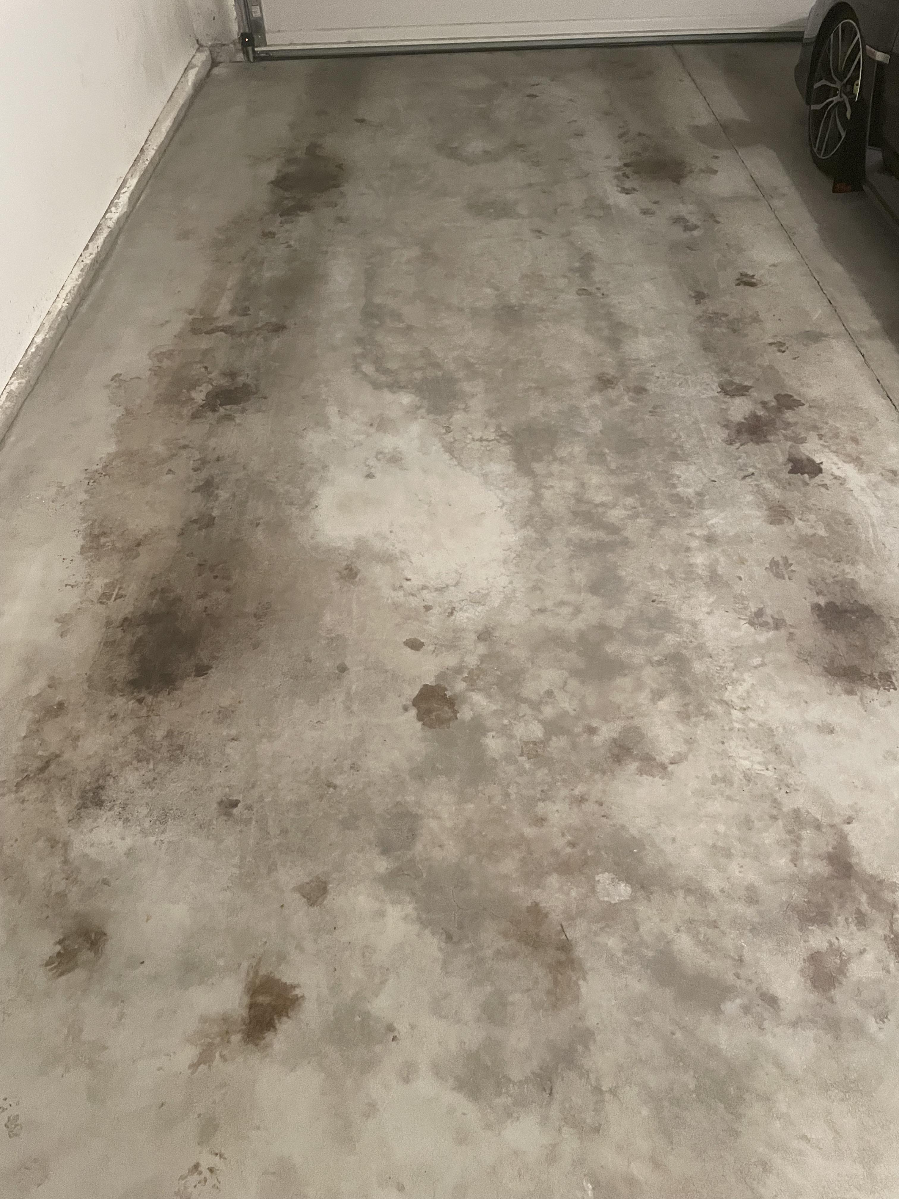 Garage Floor Deep Cleaning